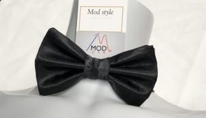 solid Black bowtie