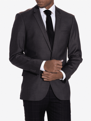 black sport coat