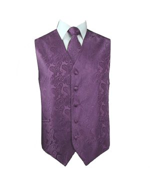 purple paisley vest (Vest Only)