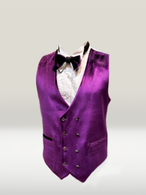 Purple Velvet Vest (Vest Only)